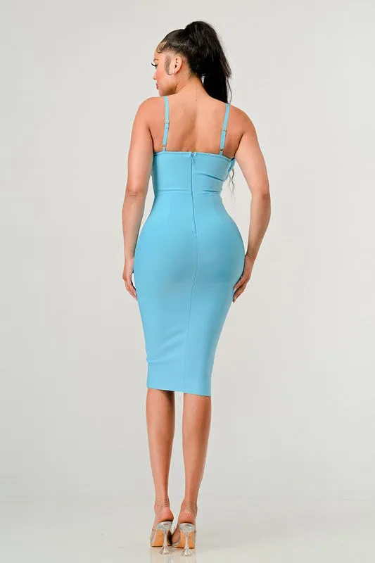 Corset Bandage Mini Dress