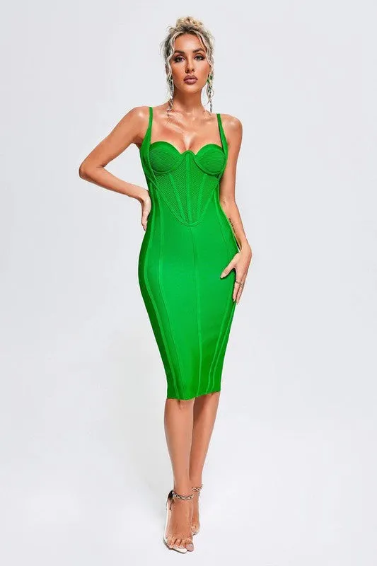 Corset Bandage Mini Dress
