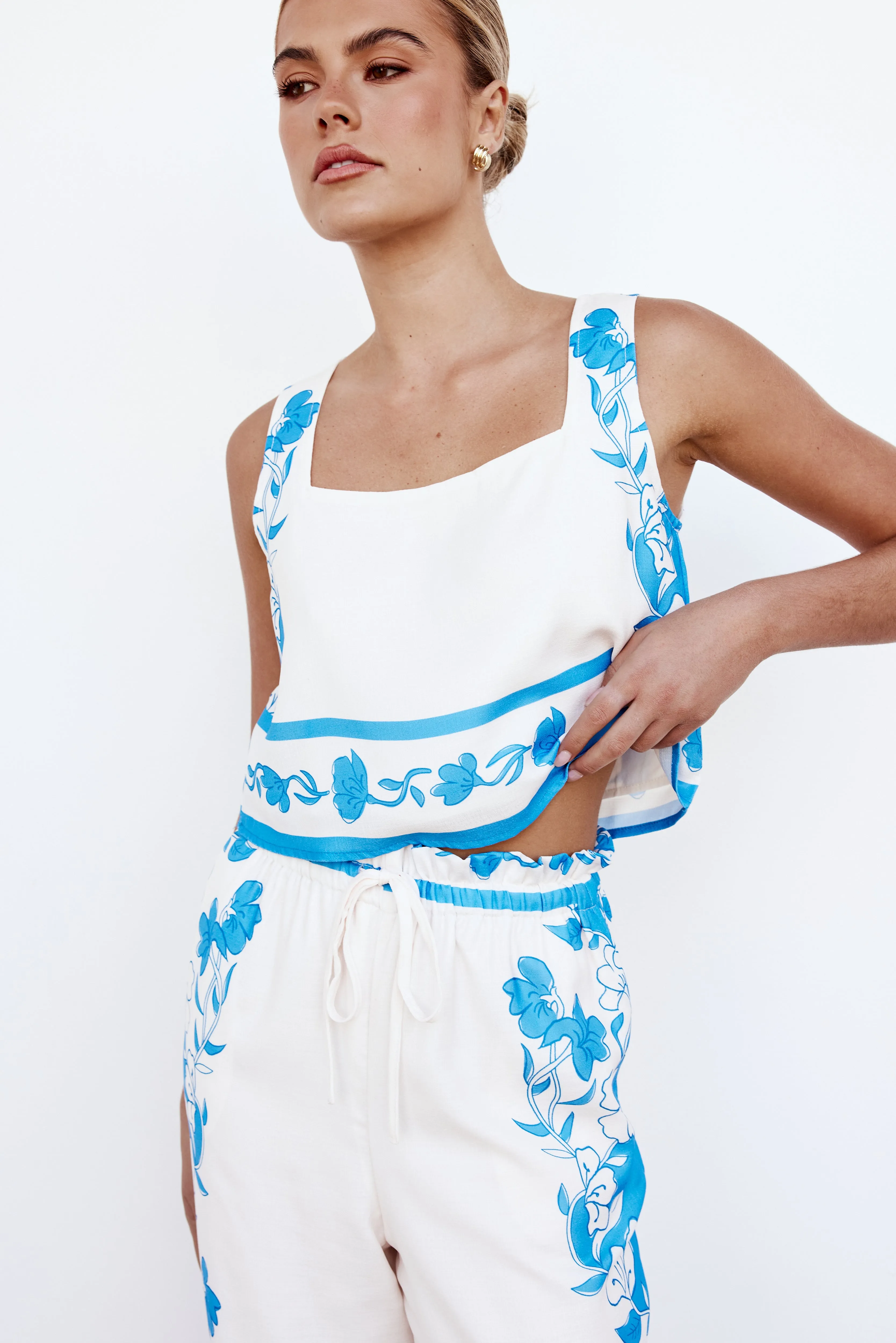 Fern Top (Blue)
