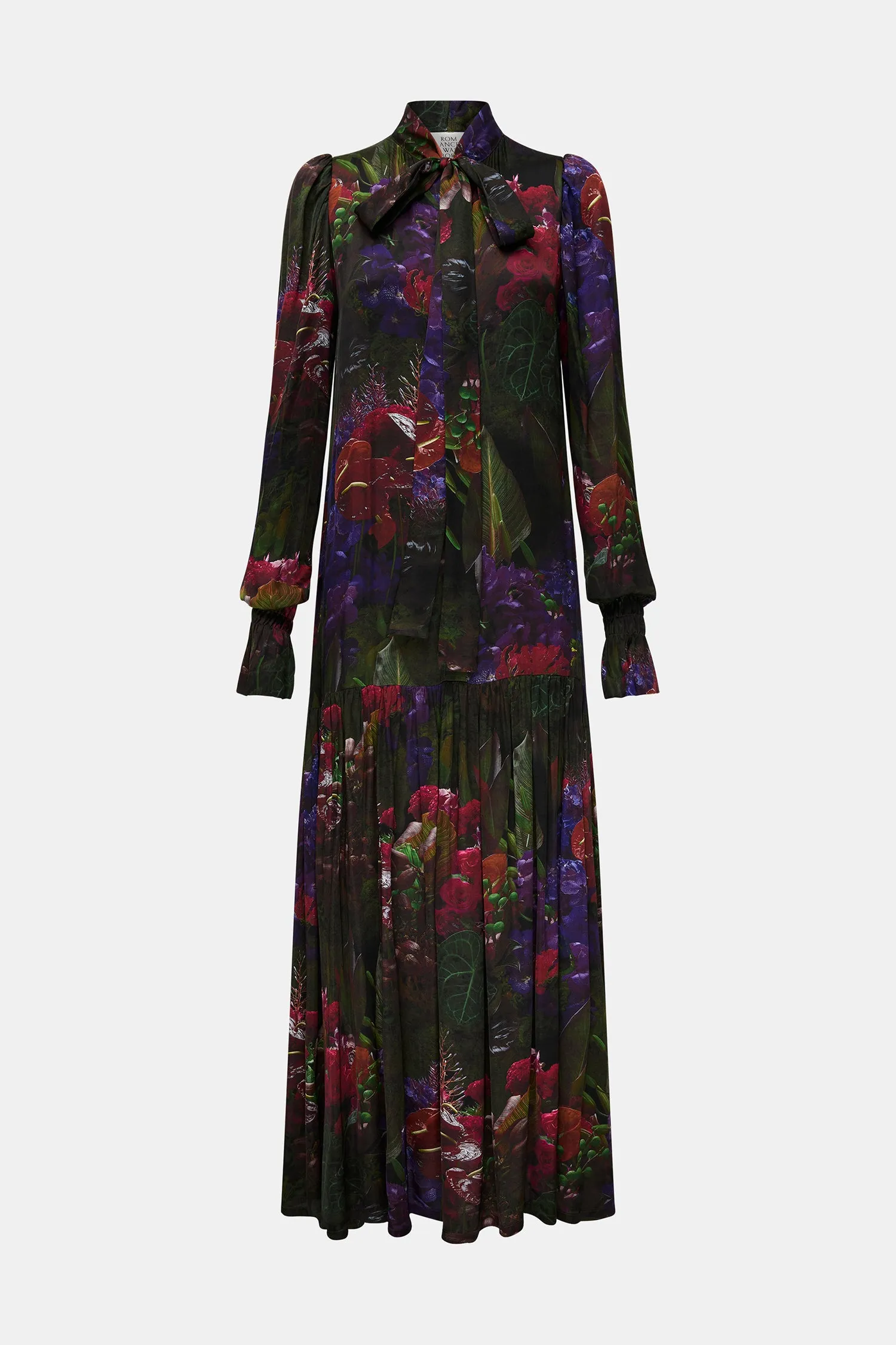 FLOWER WHISPER LONG SLEEVE DRESS