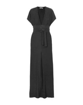Halston Women Long dress Black L INT