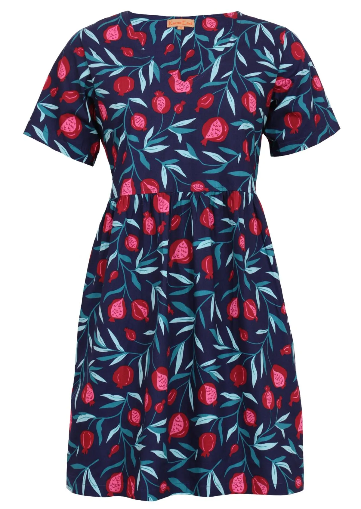 Harlow Dress Pomegranate